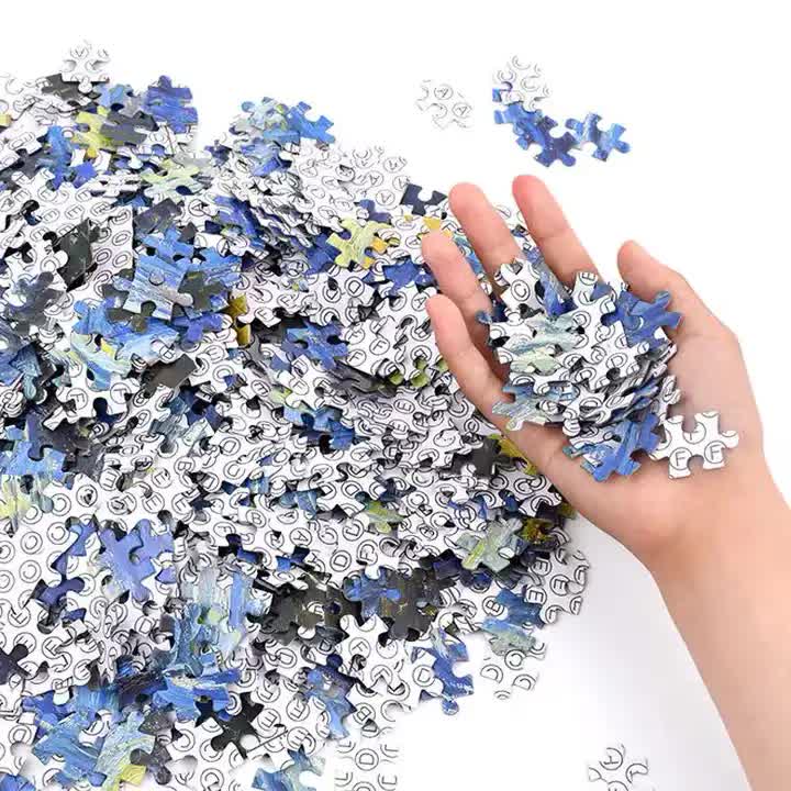 (2 PCS) 1000-Piece Pikachu Jigsaw Puzzle - High Difficulty Stress-Relief Toy