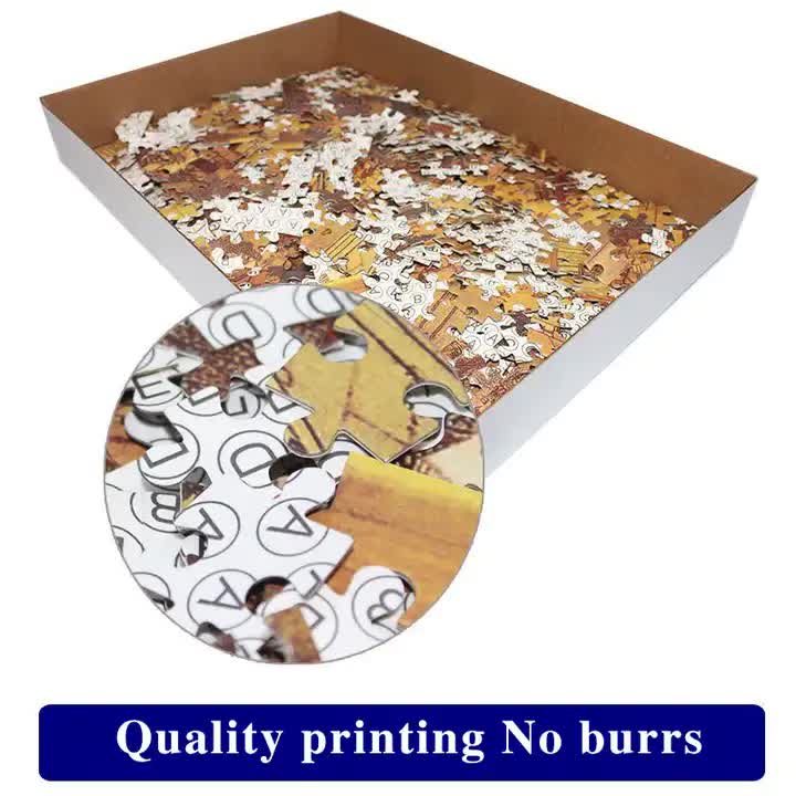 (2 PCS) 1000-Piece Elk Jigsaw Puzzle - High Difficulty Stress-Relief Toy